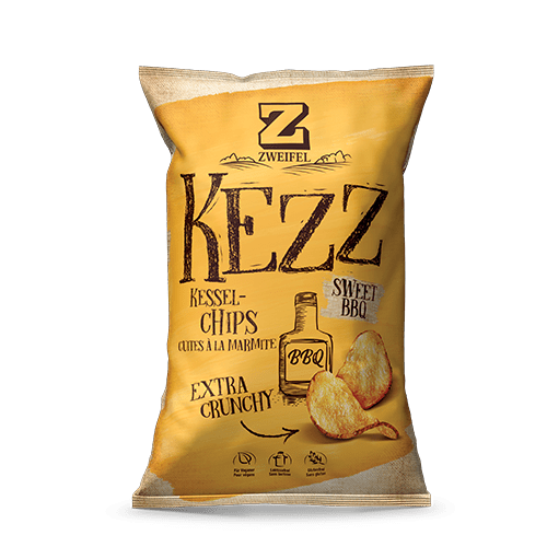 Zweifel Kessel Chips Extra Crunchy Sweet BBQ 110g - Candyshop.ch