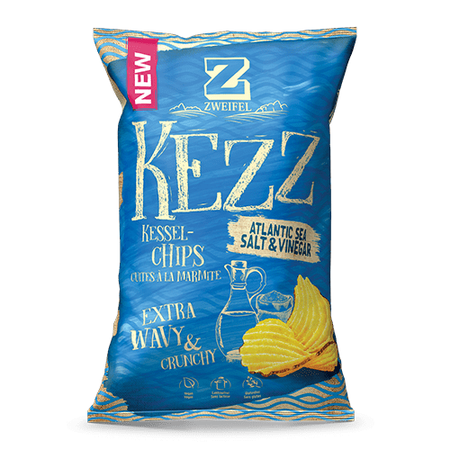 Zweifel Kessel Chips Extra Crunchy Vinegar & Sea Salt 110g - Candyshop.ch